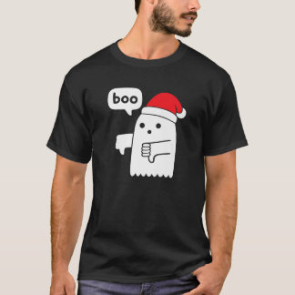 T-shirt Un fantôme qui crie sur père Noël Cla