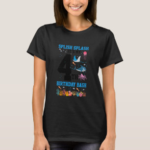 T-shirt Un futur biologiste marin pour enfants Conception 