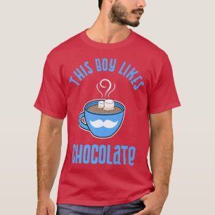 T-shirt Un Garçon Aime Le Chocolat Marshmallow Coca