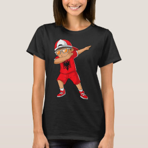 T-shirt Un garçon albanais Albanie Le patriotisme des enfa