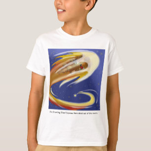 T-shirt un garçon, une fée des dents à chaise roulante, un