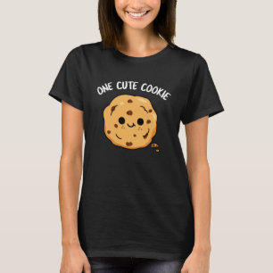 T-shirt Un gâteau Cookie Funny Food Pun Dark BG
