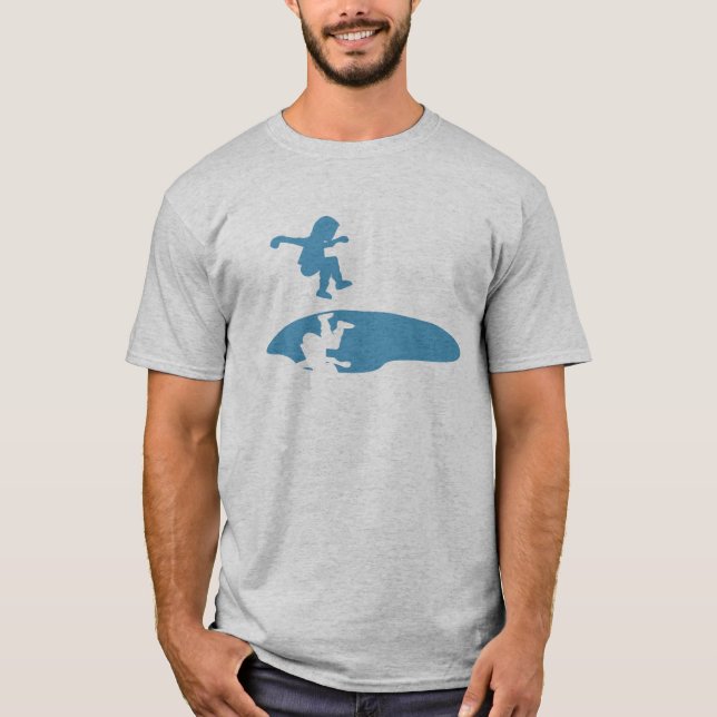 T-shirt un-géant-saut (Devant)