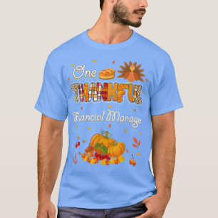 T-shirt Un Gérant Financier Remercié Automne Thanksg autom