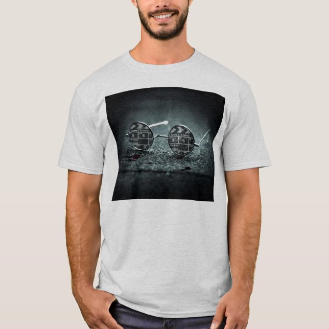 T-shirt Un gitan et verres d'un Hairlip (Devant)