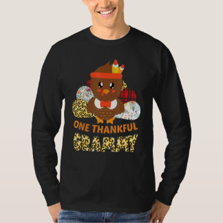 T-shirt Un Grammy Grammy Turquie Béni Grammy Thanksgi