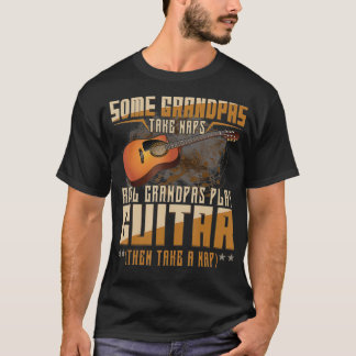 T-shirt Un Grand-Père Prend Des Naps De Grandpas Véritable