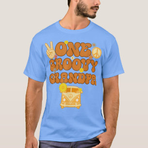 T-shirt Un grand-père Super Retro Maman Hippie Anniversair