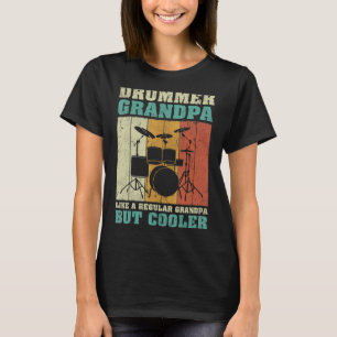 T-shirt Un Grand-Père Vintage Comme Un Grand-Père Régulier