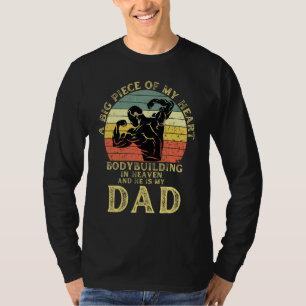 T-shirt Un Gros Morceau De Mon Coeur Bodybuilding Au Parad