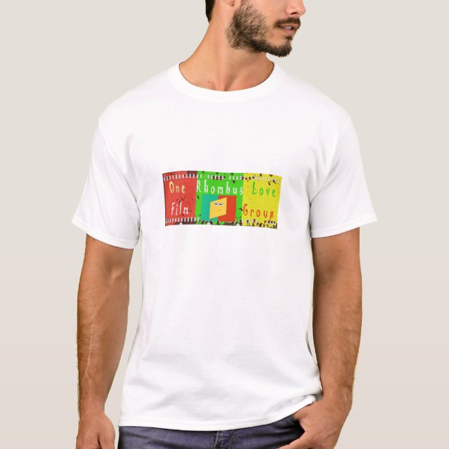 T-shirt Un groupe de film d'amour de losange (Devant)