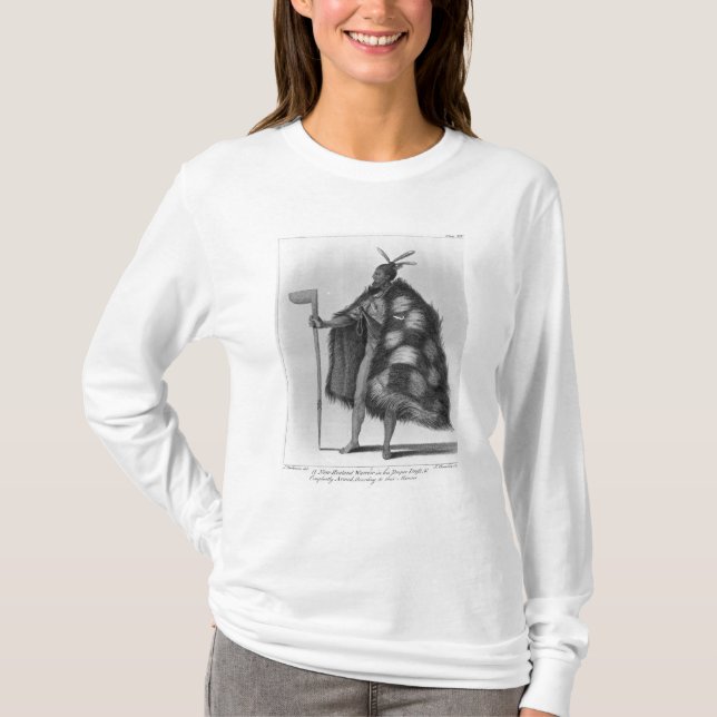 T-shirt Un guerrier de la Nouvelle Zélande (Devant)
