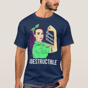 T-shirt Un guerrier de l'ordre bipolaire Une conscience in