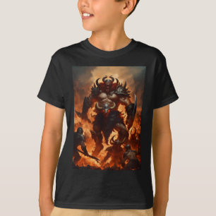 T-shirt Un guerrier monstre avec la tête d'un bélier 2