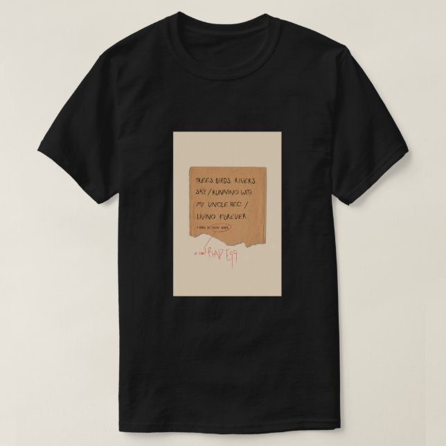 T-shirt Un Haiku par Ricky Baker (Design devant)