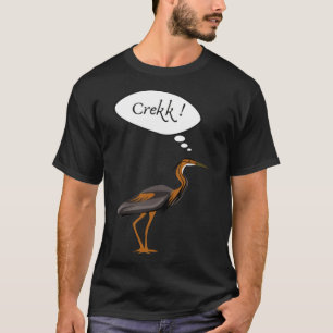 T-shirt Un Heron pourpre pensant aventure au puits