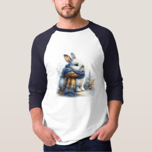 T-shirt Un Hiver Cosy Souhaite À Un Lapin Spécial
