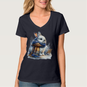 T-shirt Un Hiver Cosy Souhaite À Un Lapin Spécial