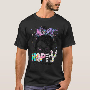 T-shirt Un Hobby Coiffeur Messy Bun Jour de Pâques