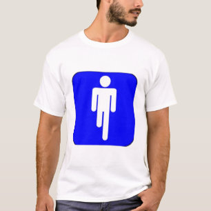 T-shirt un homme à jambes