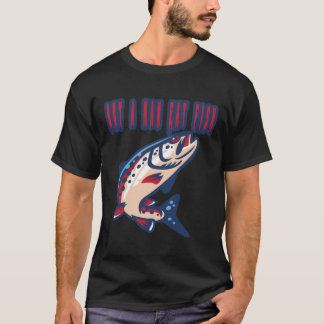 T-shirt Un homme mange du poisson 102
