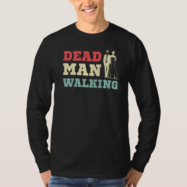 T-shirt Un homme mort marche comédien (Devant)