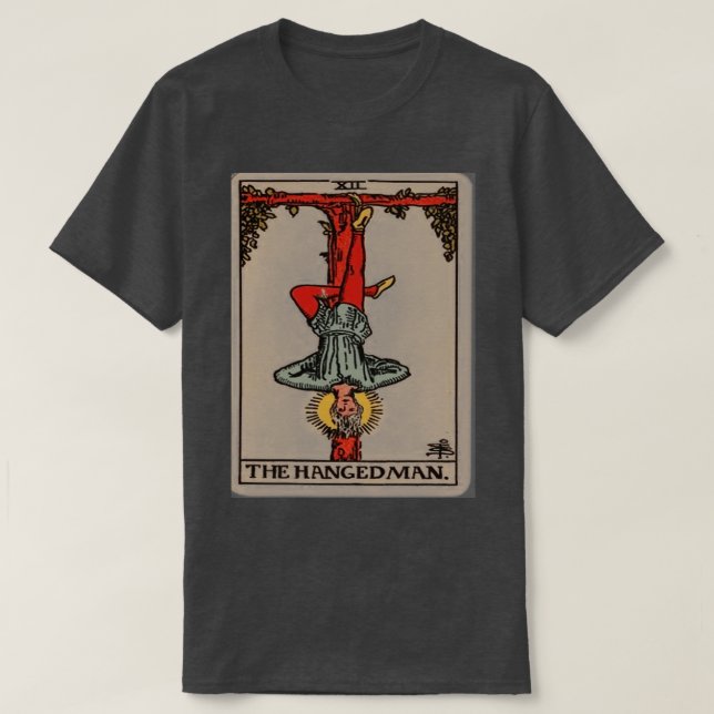 T-shirt Un homme pendu Tarot (Design devant)