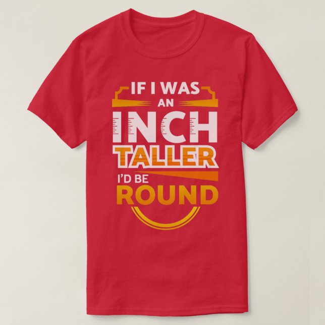 T-shirt Un Id De Taller De Pouce Est Arrondi (Design devant)