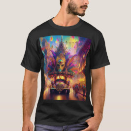 T-shirt Un Imaginaire Regardant Une Mardi Gras Parade