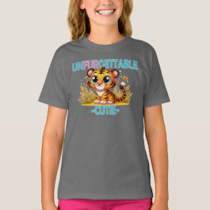 T-shirt Un jeu de mots inoubliable Cutie. Caricature de Ba