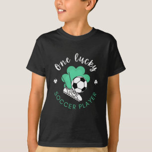 T-shirt Un joueur de football chanceux drôle Humoristique 