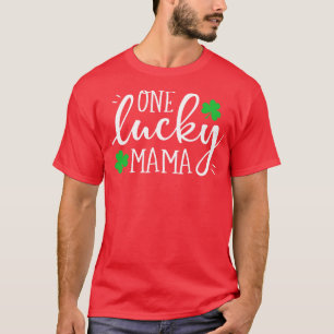 T-shirt Un Jour de la Saint Patrick De Maman Chanceux Pour