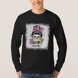 T-shirt Un jour de Pâques de lapin de Mamaw sautillant bla