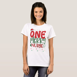 T-shirt Un joyeux cadeau de Noël à une infirmière