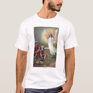 T-shirt Un joyeux ChristmasAngel avant les bergers