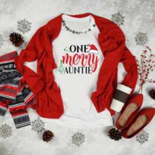 T-shirt Un joyeux Noël à la tante