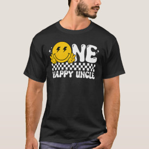 T-shirt Un joyeux oncle Dude Super 1er anniversaire Famill