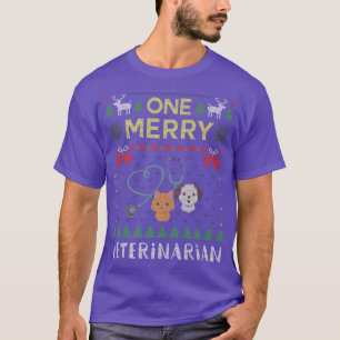 T-shirt Un joyeux vétérinaire animal de compagnie docteur