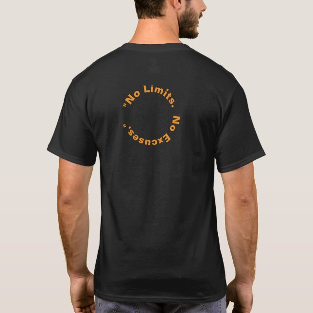 T-shirt "Un lion en colère face à une tête" (Dos)
