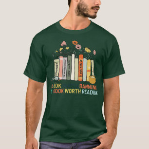 T-shirt Un livre qui vaut la peine d'être interdit est un 