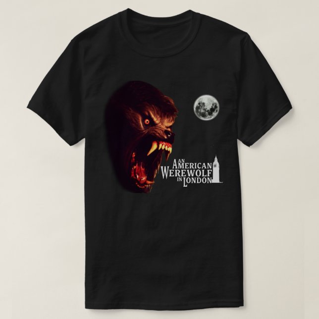 T-shirt Un loup-garou américain à Londres WEREWOLF 4K Illc (Design devant)
