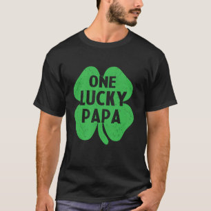 T-shirt Un Lucky Papa Chemise St Patrick Fête Daddy Shamro