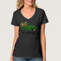 Un Lucky Pappy Green Plaid Truck Shamrocks St Pat