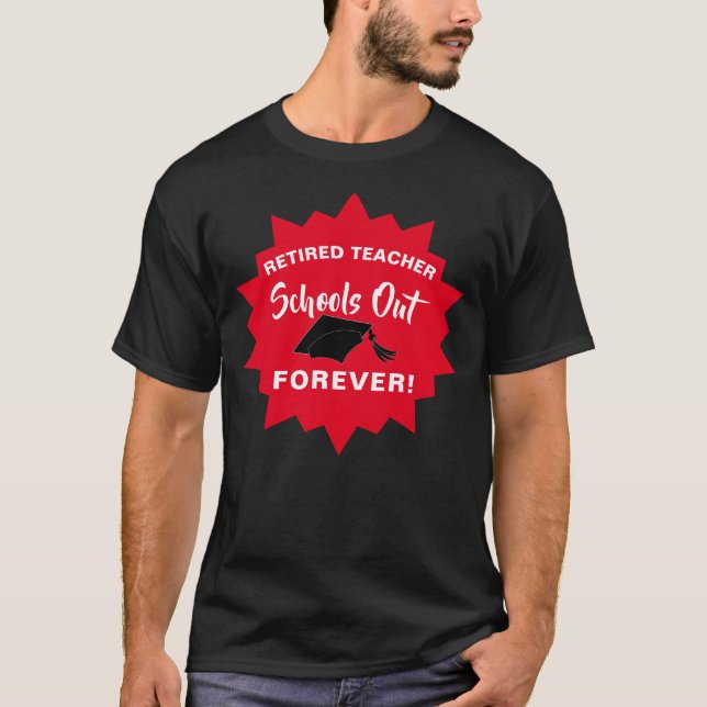 T-shirt Un Maître Drôle À La Retraite Dit (Devant)