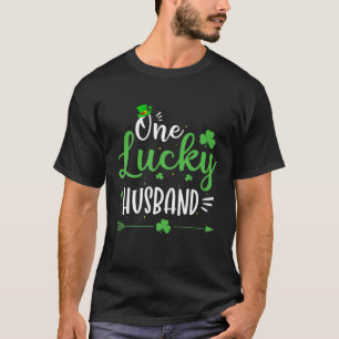 T-shirt Un Mari chanceux Vintage St Patrick Day Irish Sha