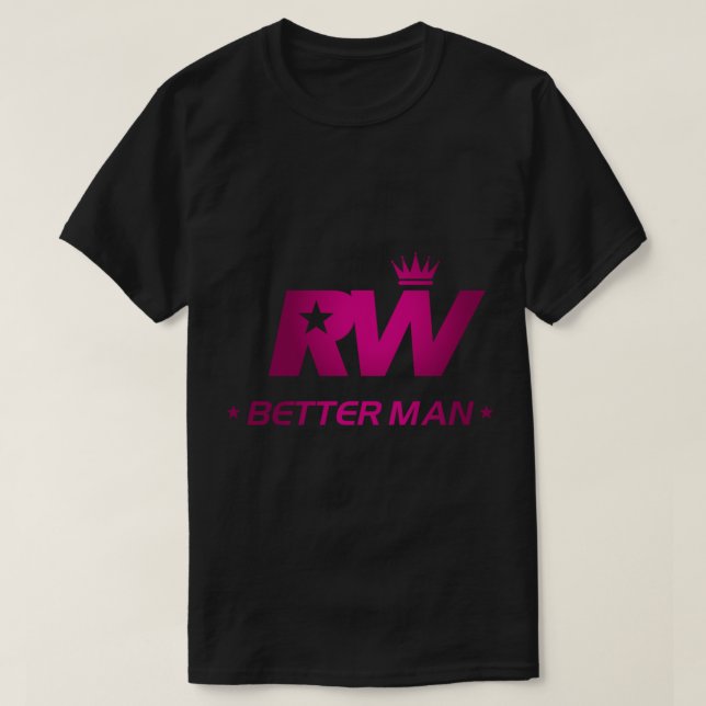 T-shirt Un Meilleur Homme. Robbie Williams (Design devant)
