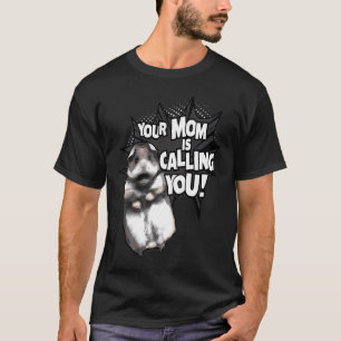 T-shirt Un mème de hamster effrayé que votre mère appelle