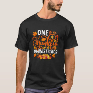 T-shirt Un Merci Administrateur Funny Automne Merci