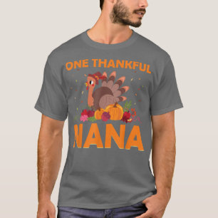 T-shirt Un Merci Nana Correspondant Automne Turquie Thanks