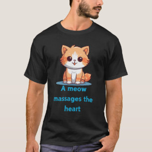 T-shirt Un message clair est un coeur